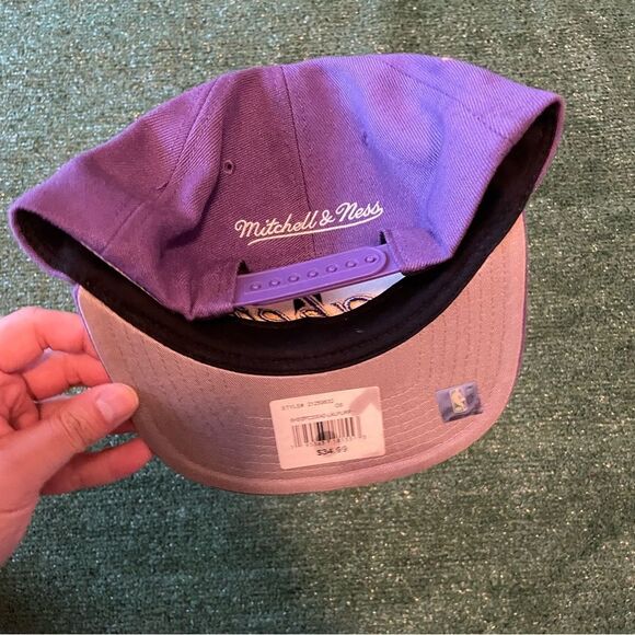 Vintage NWT 2009 Los Angeles Lakers Mitchell & Ness Championship SnapBack Hat - Picture 4 of 11
